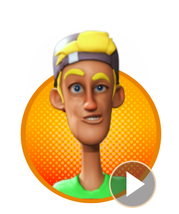 cartoon characte-Facial Expression Fred Video