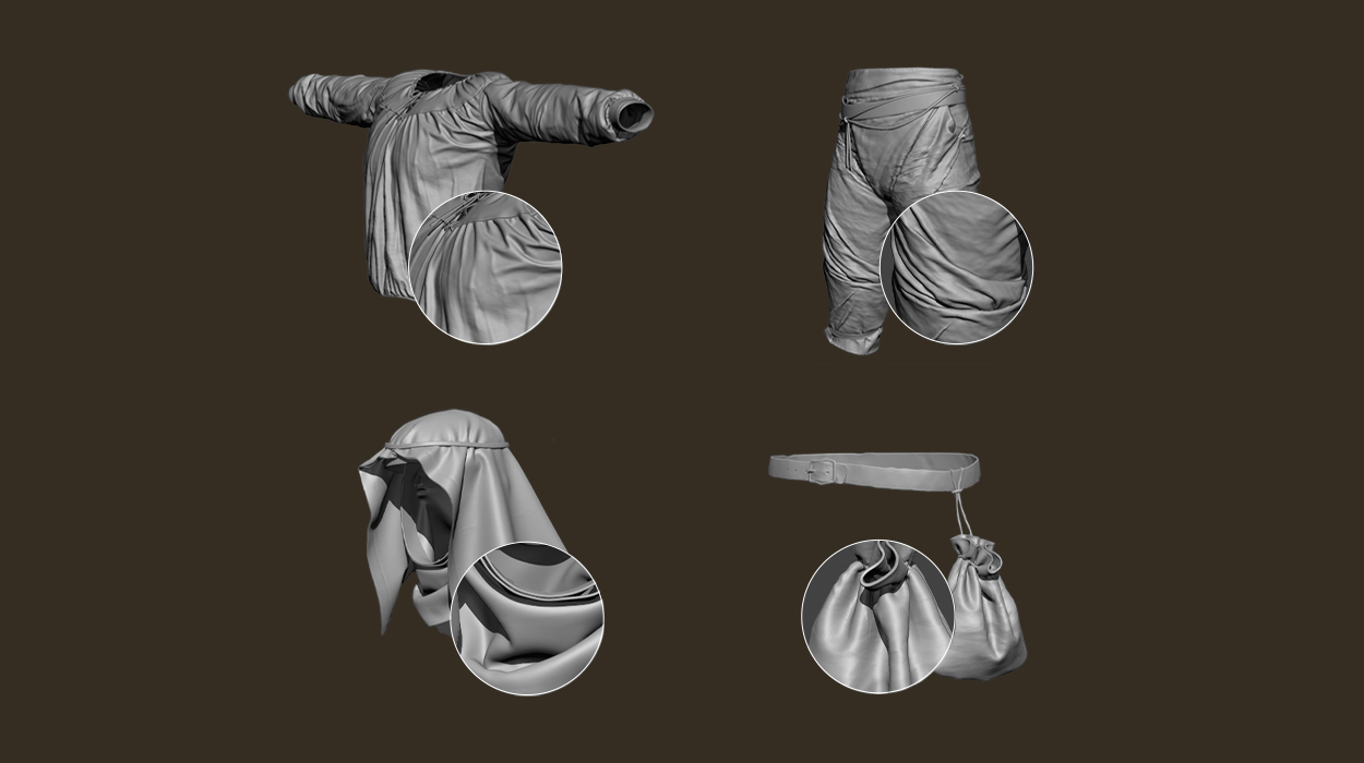 medieval game -zbrush