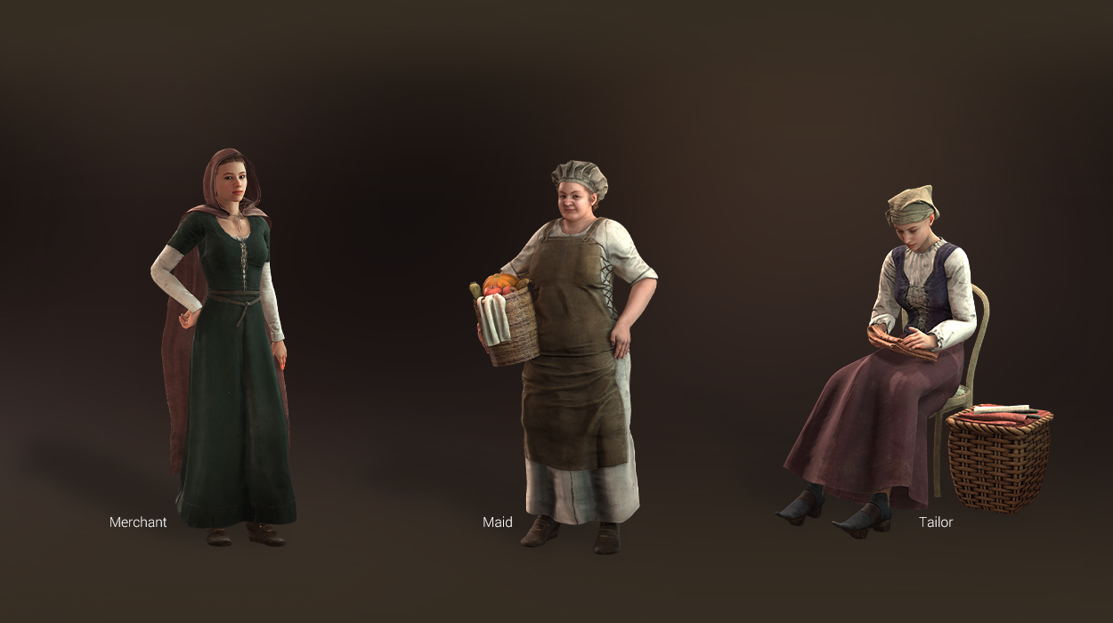 medieval peasant - unreal engine