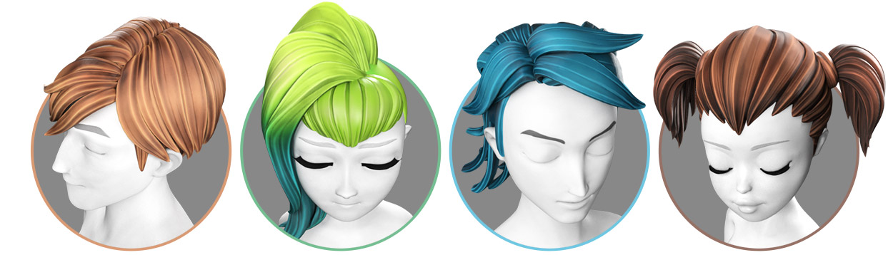 characters - digital human head