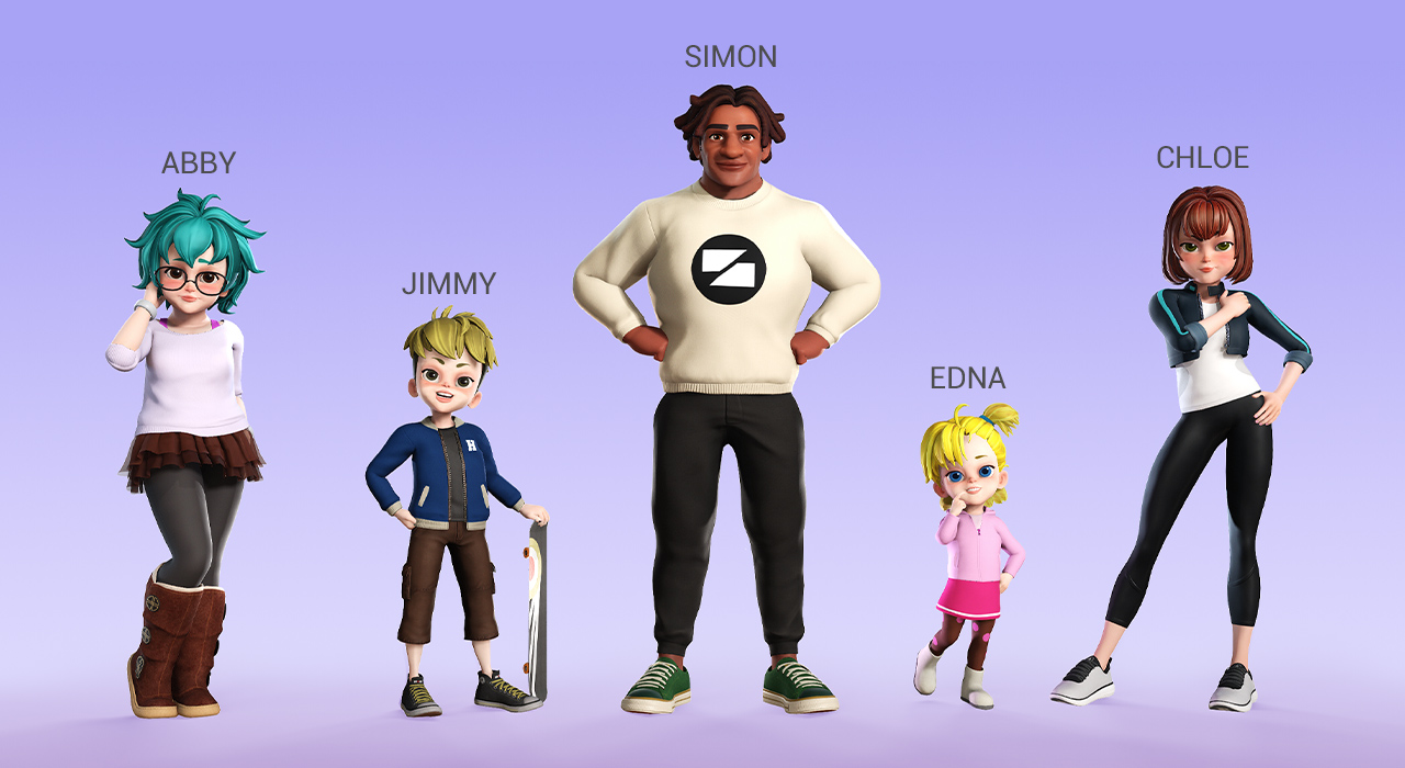 cartoon character -cartoon figures