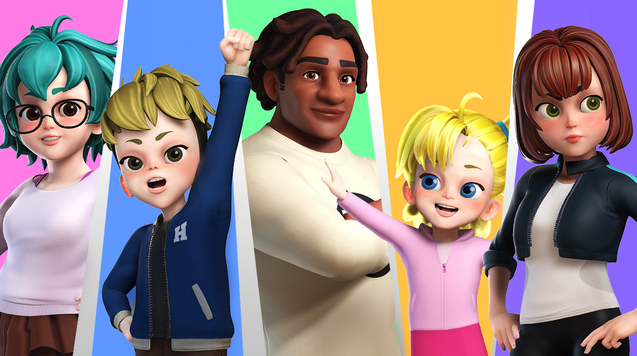 cartoon character -pixar