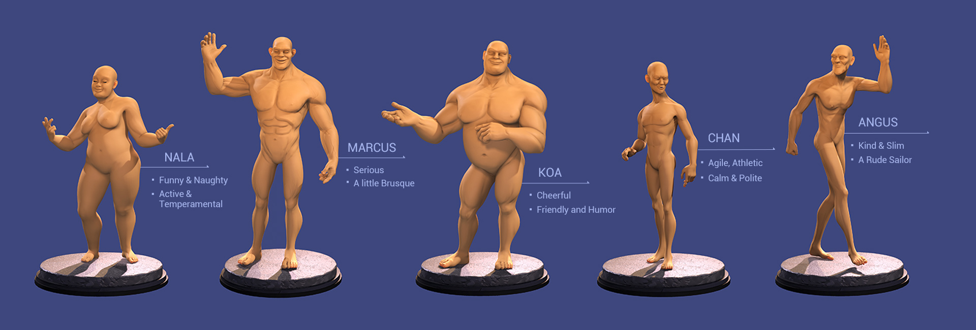 cartoon character-body morphs