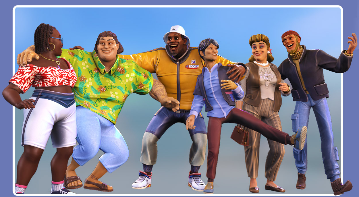 cartoon character-various adventurous plot
