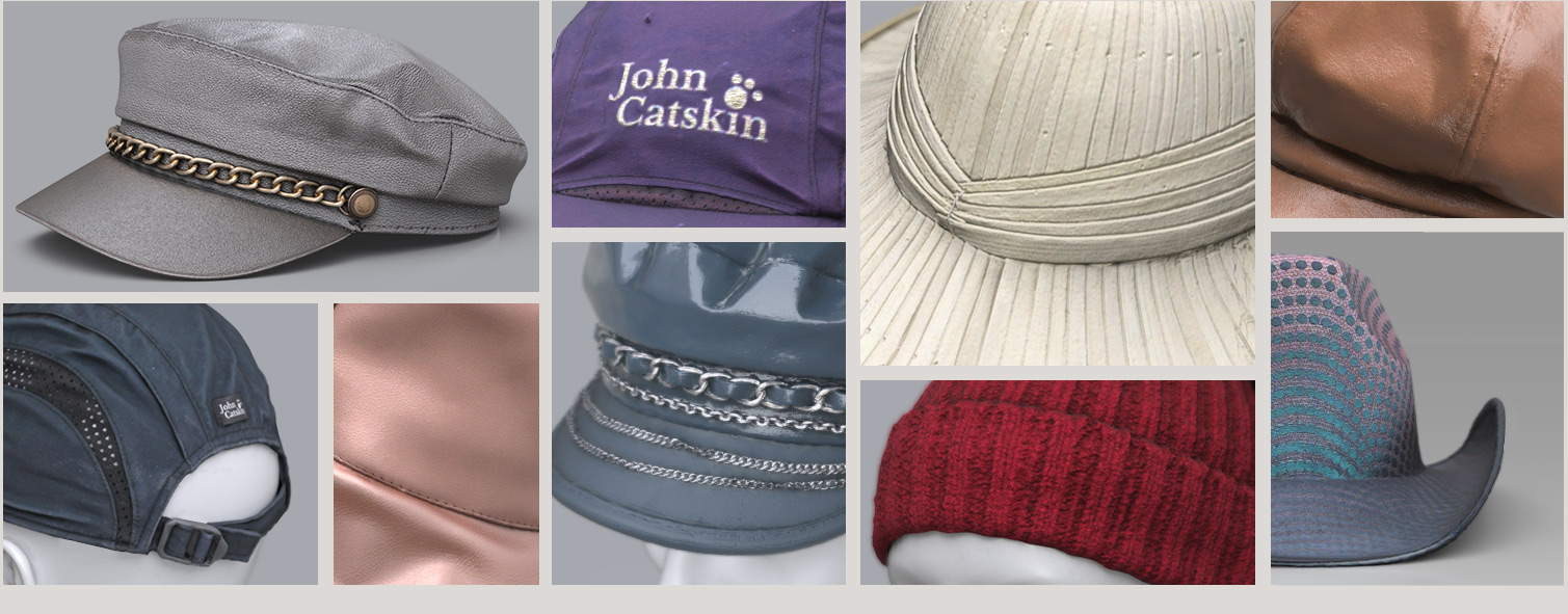 3d scan hats-photorealistic hats
