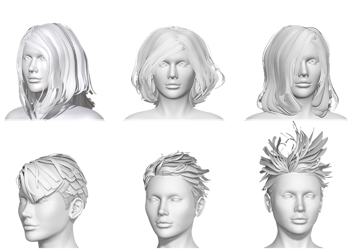 Dawn's Starter Stack - Hairstyle Thumbnails