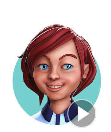 cartoon characte-Facial Expression Millie Video