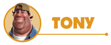 cartoon character-Working Class Heroes Tony