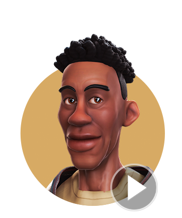 cartoon characte-Facial Expression Tyson Video