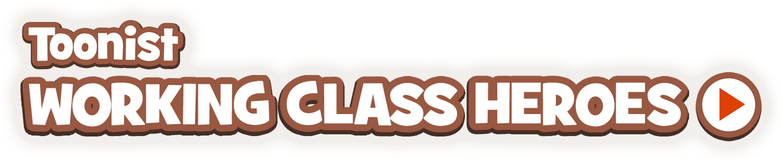 cartoon character-Working Class Heroes video