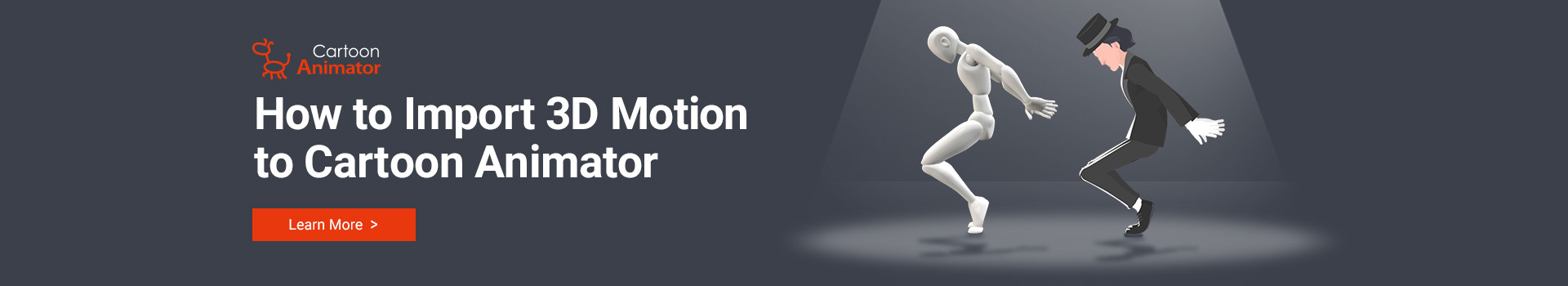 3d mocap to 2d-3d motion for 2d animation