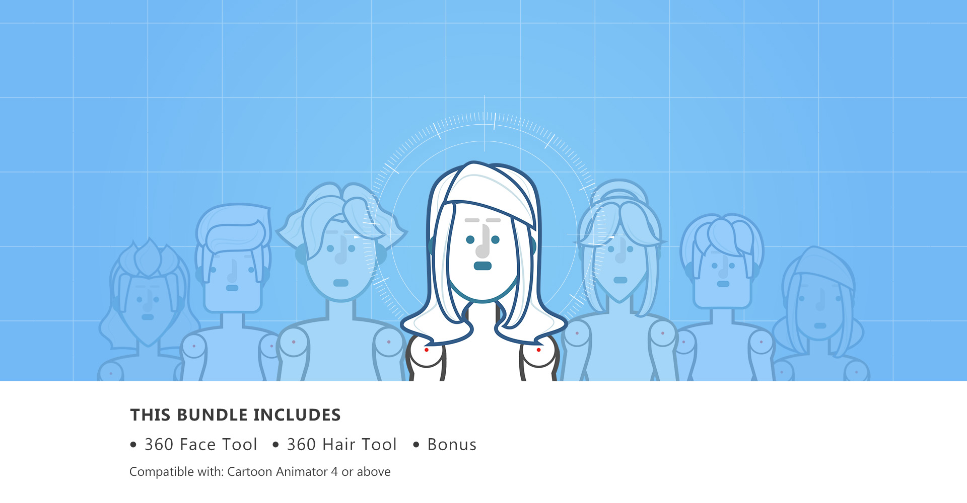 character design - 360 head tools video