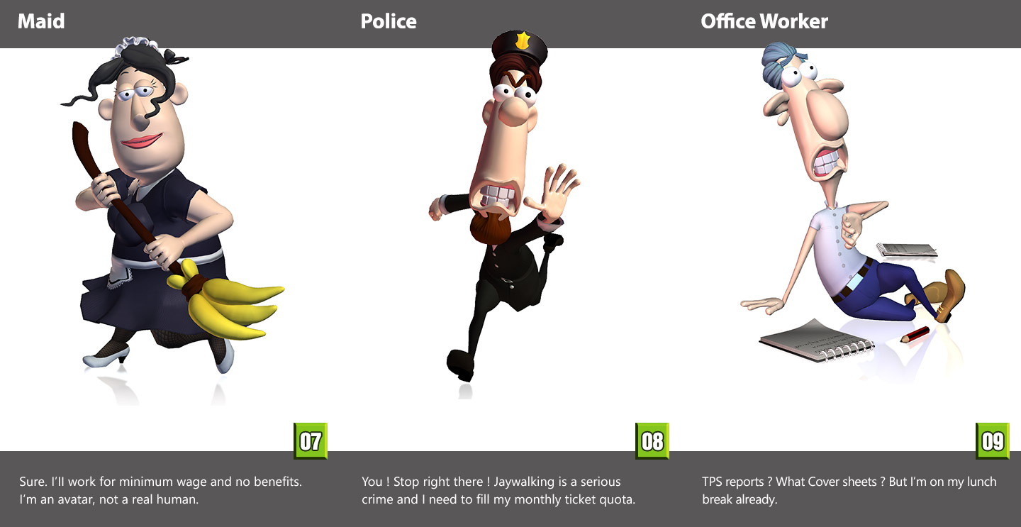 iClone content - Toon Maker 2 - 3d cartoon model - avatar creator