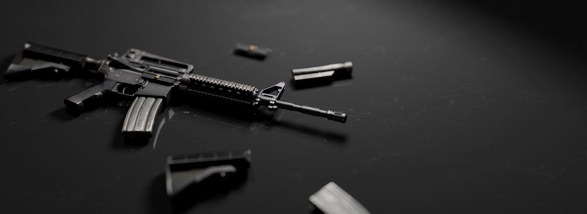 3d animation - CQB - Bonus M4 Rifle