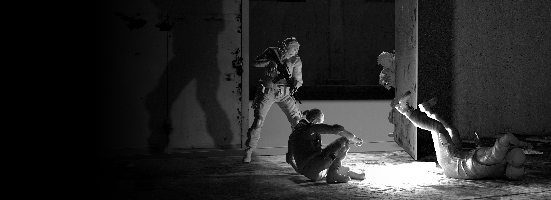 3d animation - CQB - ROOM CLEARANCE