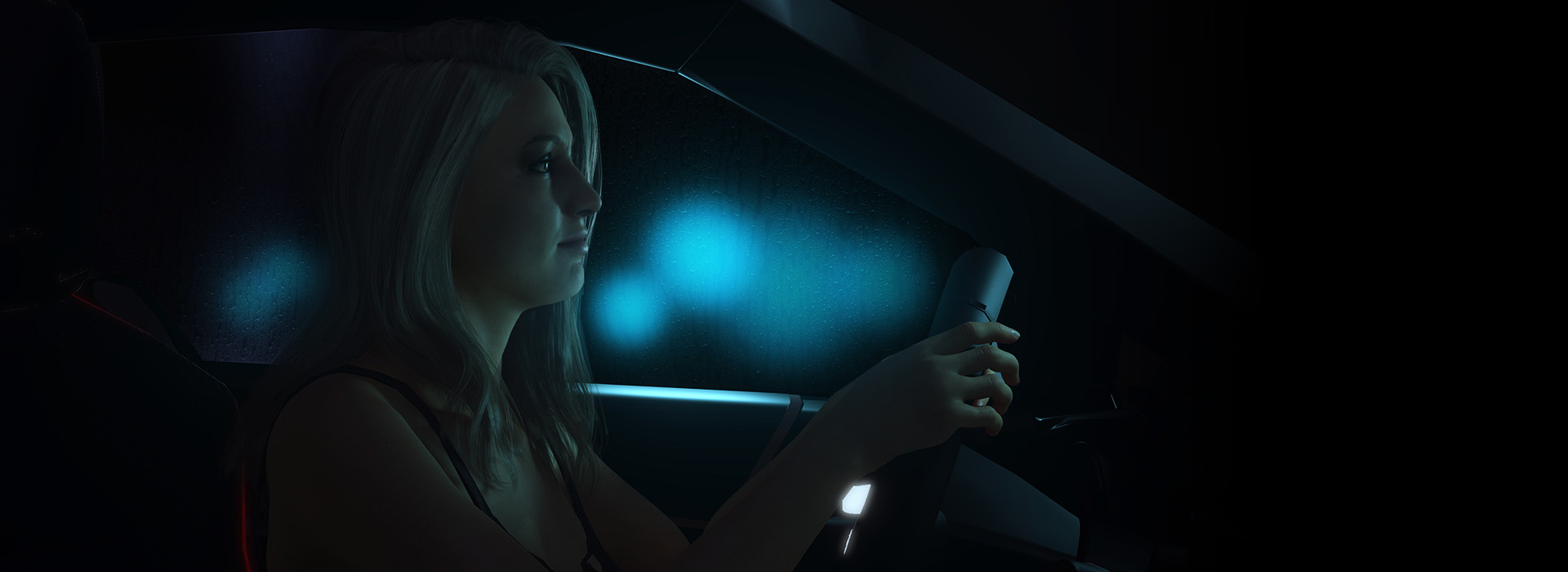 3D animation - Drive Sim - In-Cabin Behavior Combo