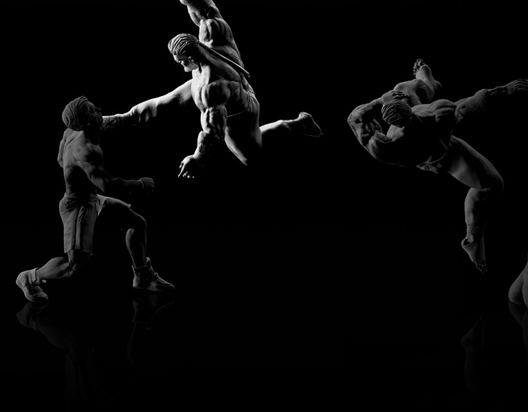 3d animation - film-wirework - fight Stunts