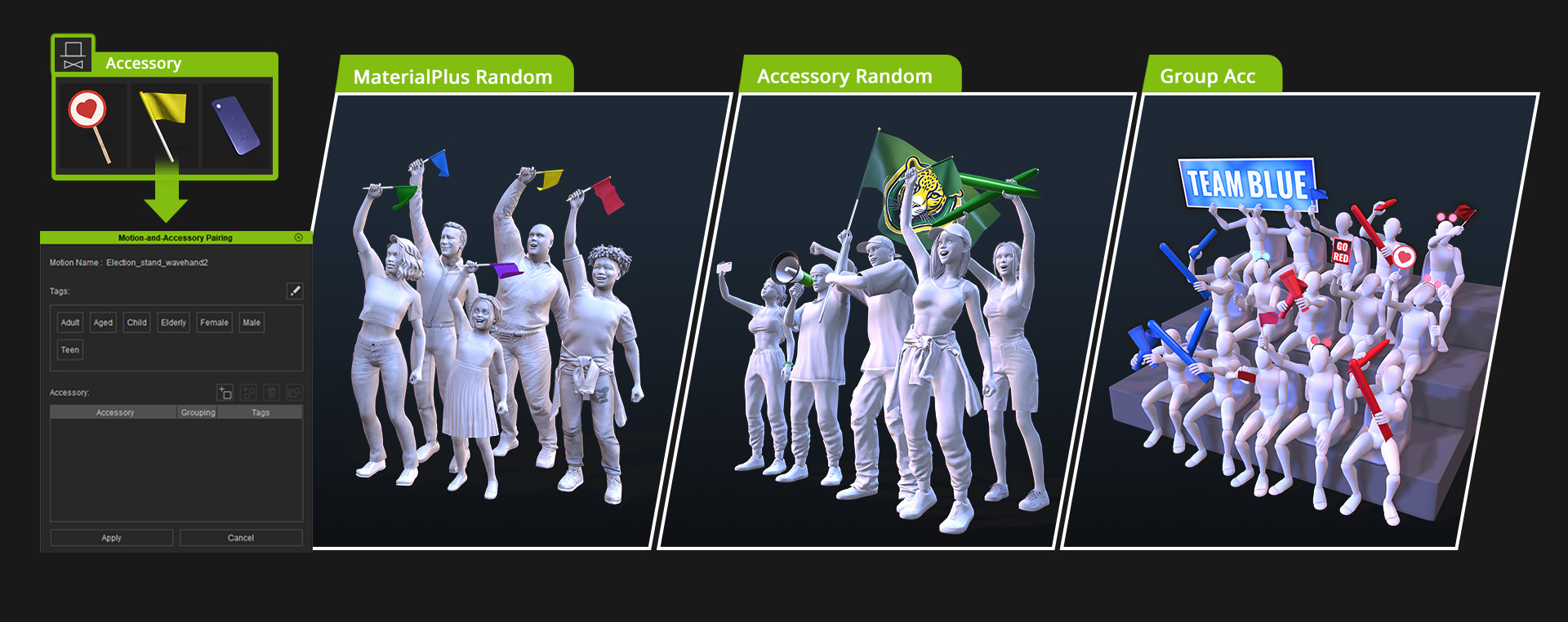 CUSTOMIZE PROPS FOR DIVERSE CROWD