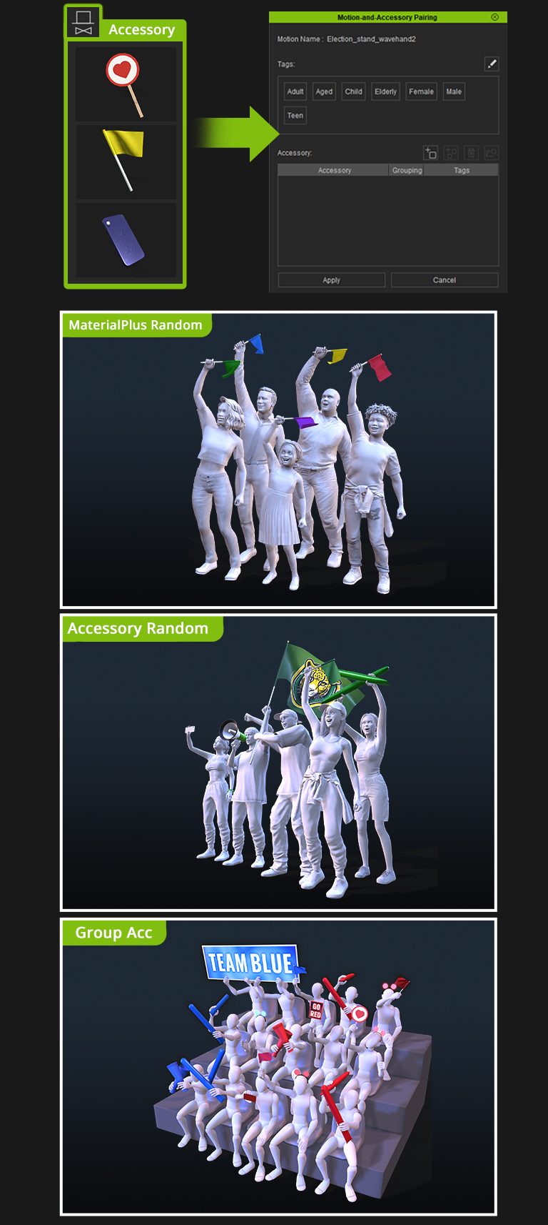 CUSTOMIZE PROPS FOR DIVERSE CROWD