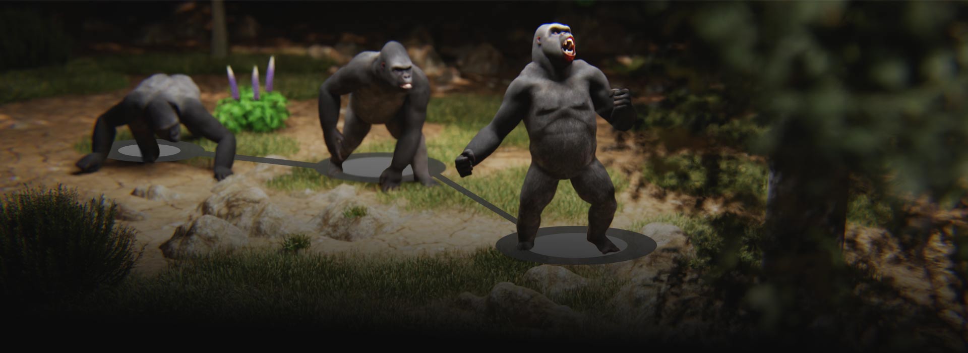 3d animation - motion director - MD Gorilla Behaviors