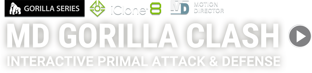 3d animation - motion director - MD Gorilla Clash