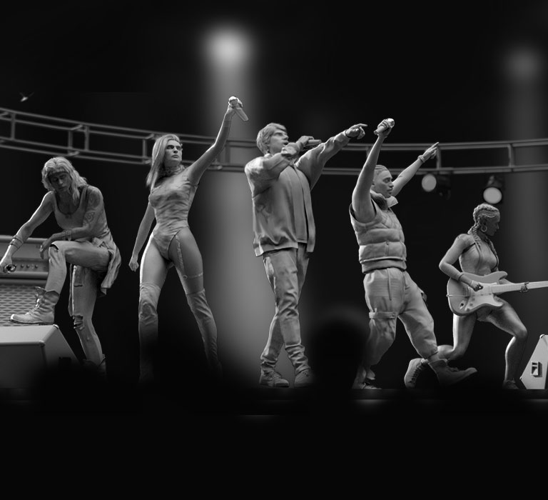 3D Animation - Rock Singer