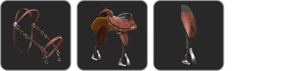 3D Horse Accessories & Props