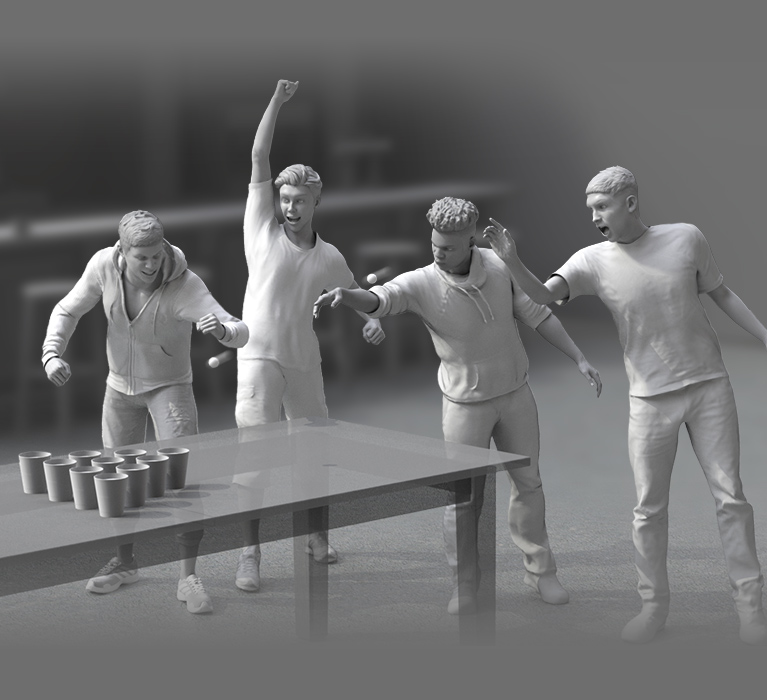 friendship motion-play the bar games