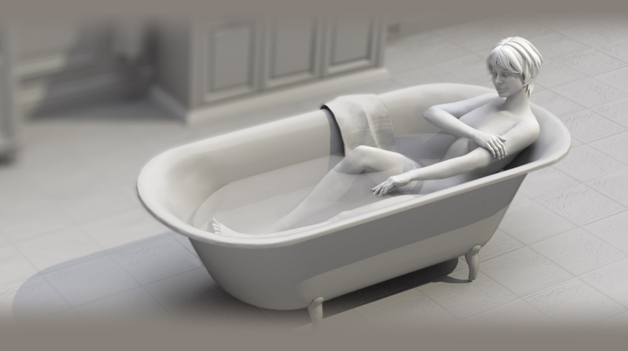 home life-bathing and showering
