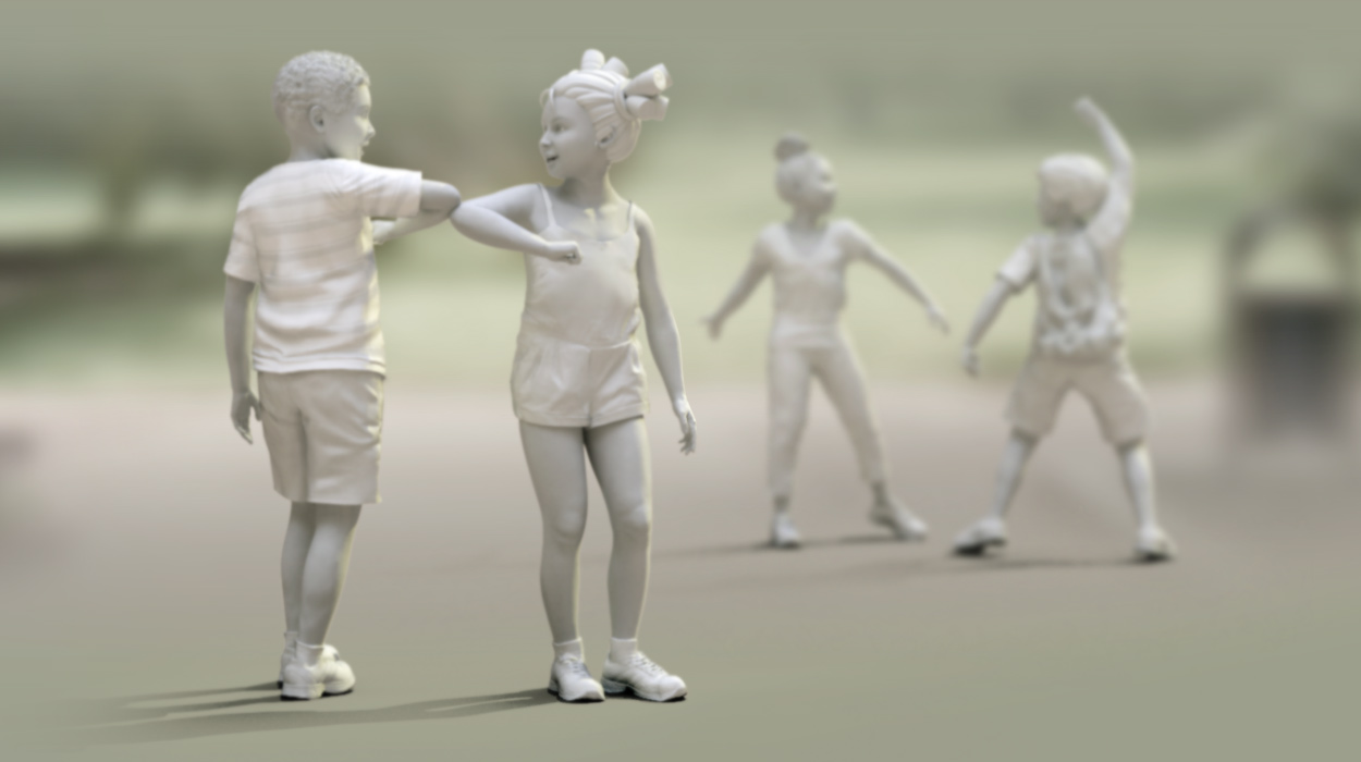 children interaction-greetings