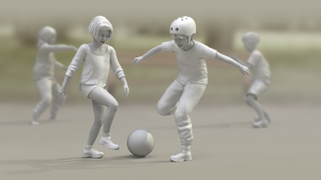 children interaction-sports and play