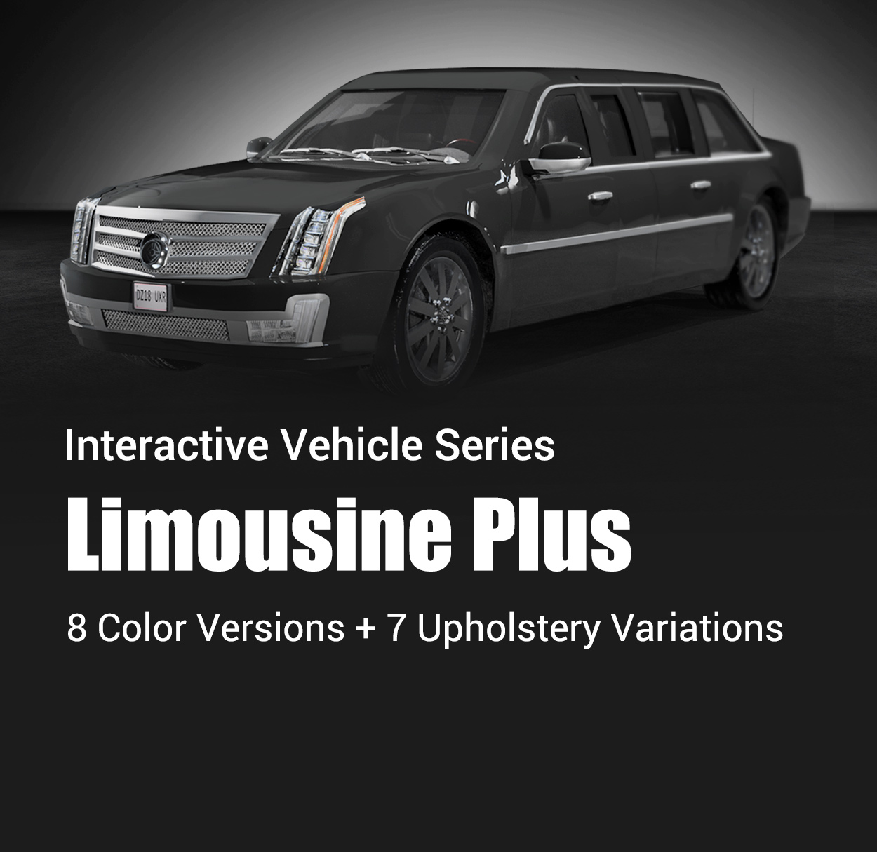 modern car-3d limousine