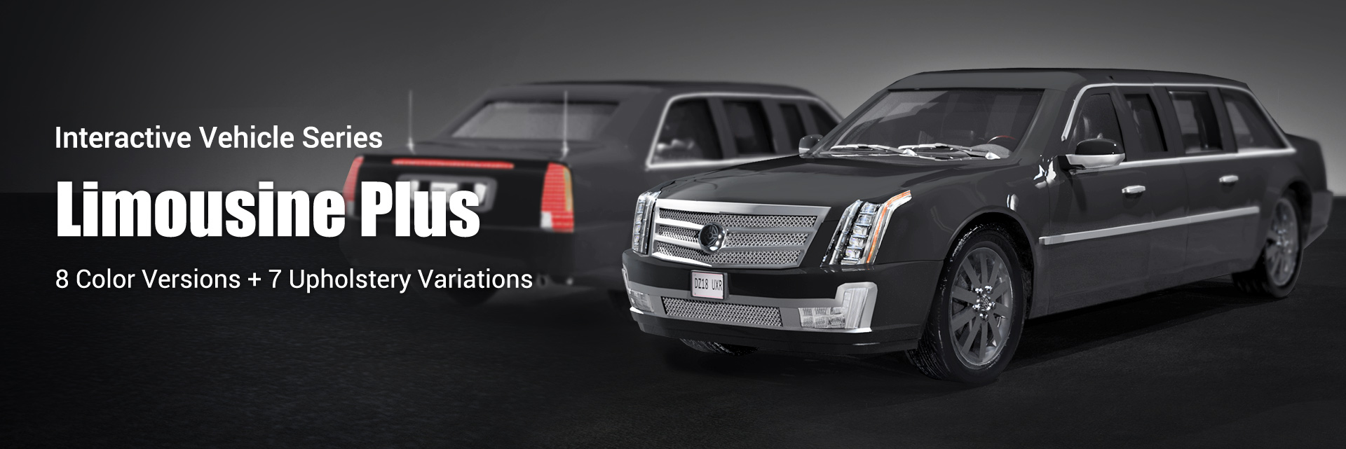 modern car-3d limousine