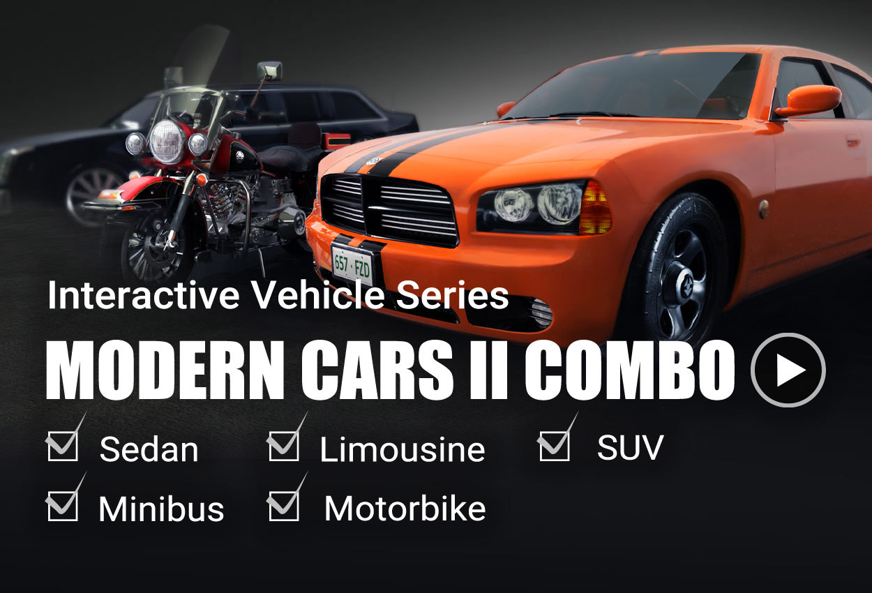 modern car-3d modern car combo
