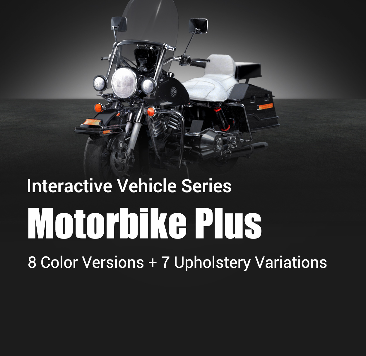 modern car-3d motorbikes
