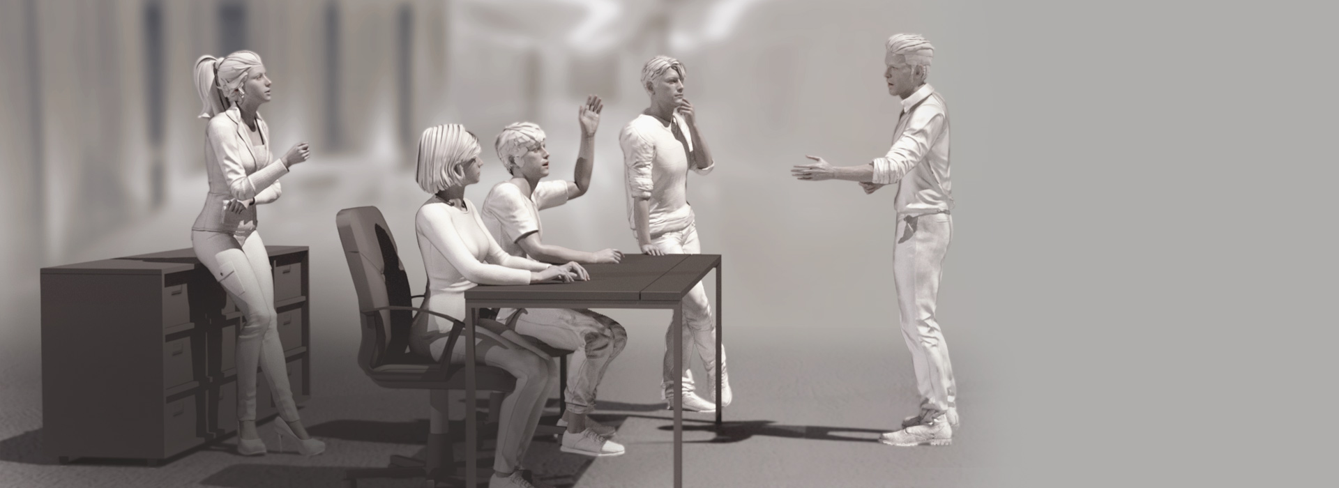 office animation - meeting