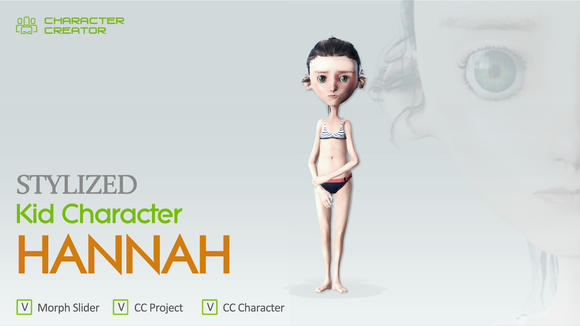 Hannah - Single CC Morph Bundle
