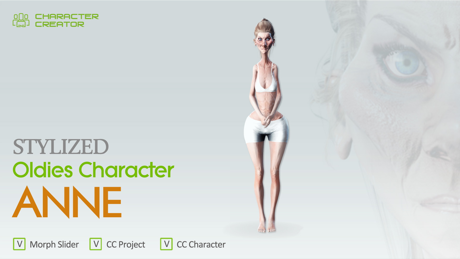 Anne - Single CC Morph Bundle