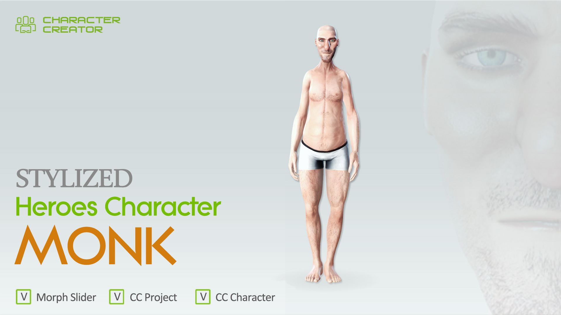 Monk - Single CC Morph Bundle