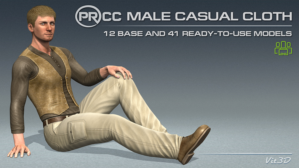 PRCC Male Casual Cloth