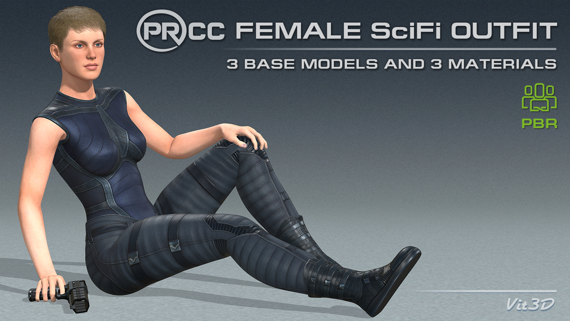 PRCC Female Sci-Fi Outfit PBR
