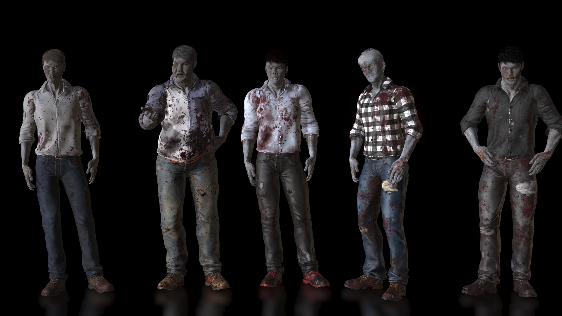 Zombie Male CC Pack