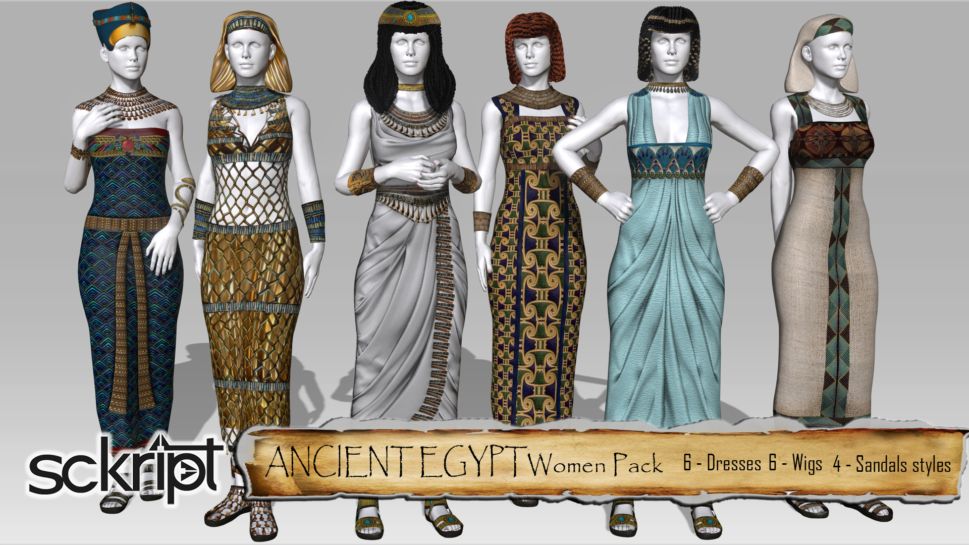 Sckript Egyptian Women Pack 1.1