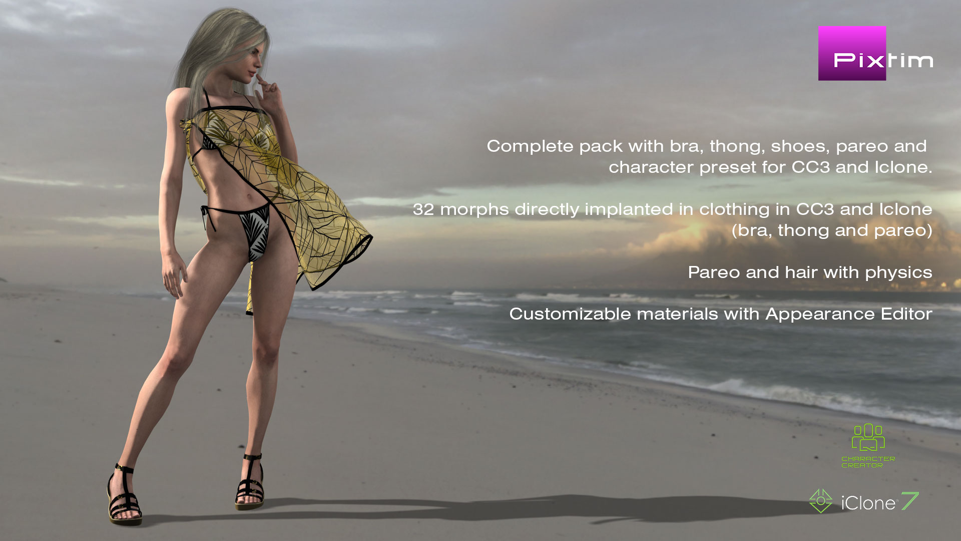 swimsuit pareo
