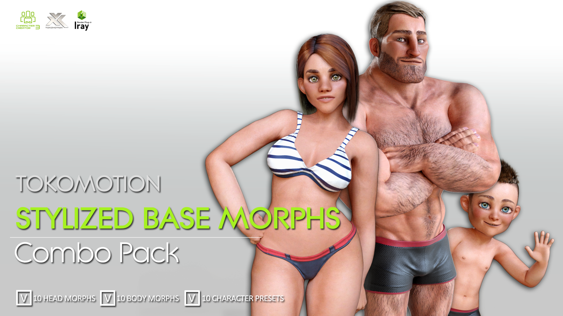 CC3 Stylized Base Morphs