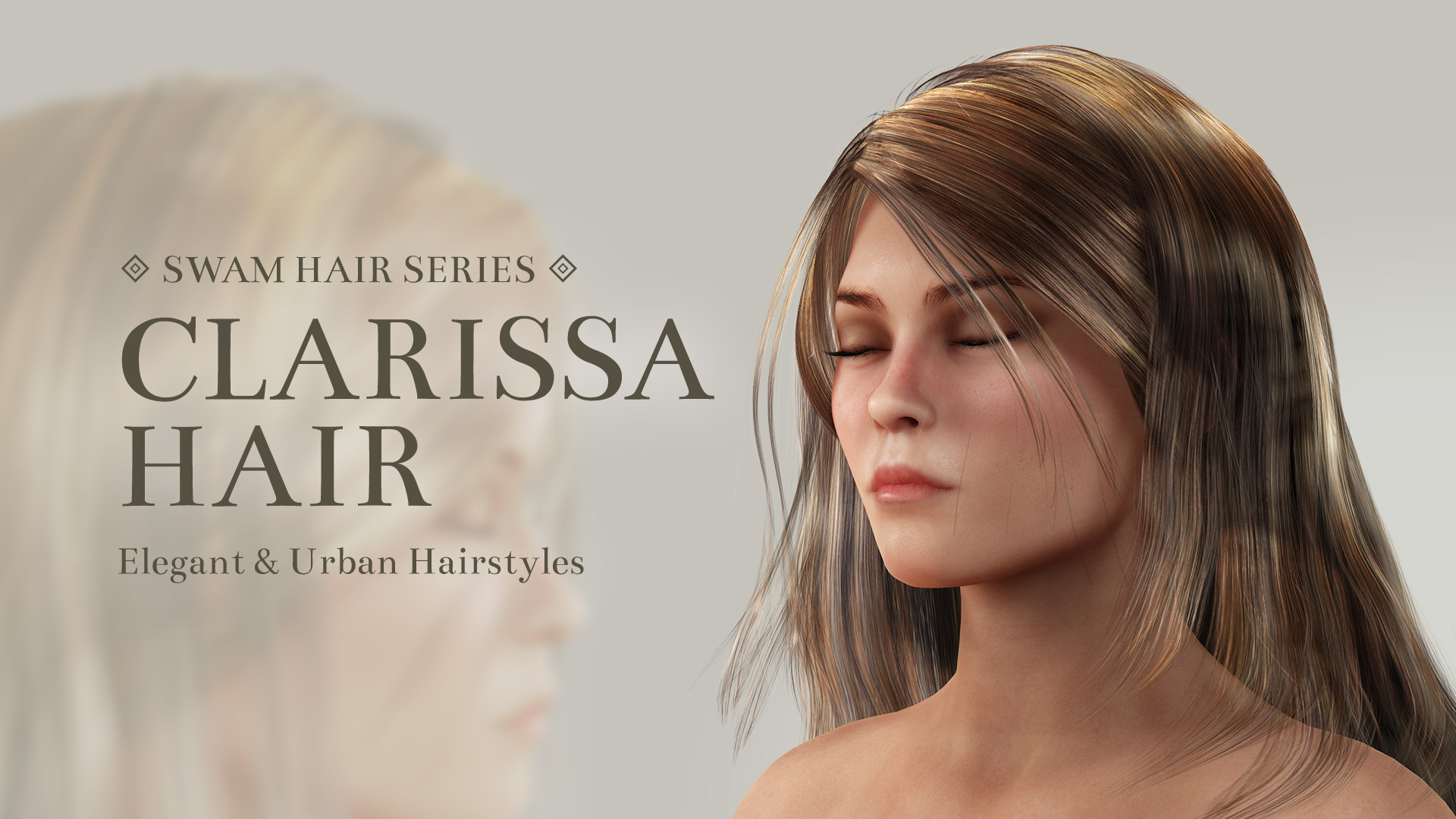 Clarissa Hair Character Creator/Hair Reallusion Content Store
