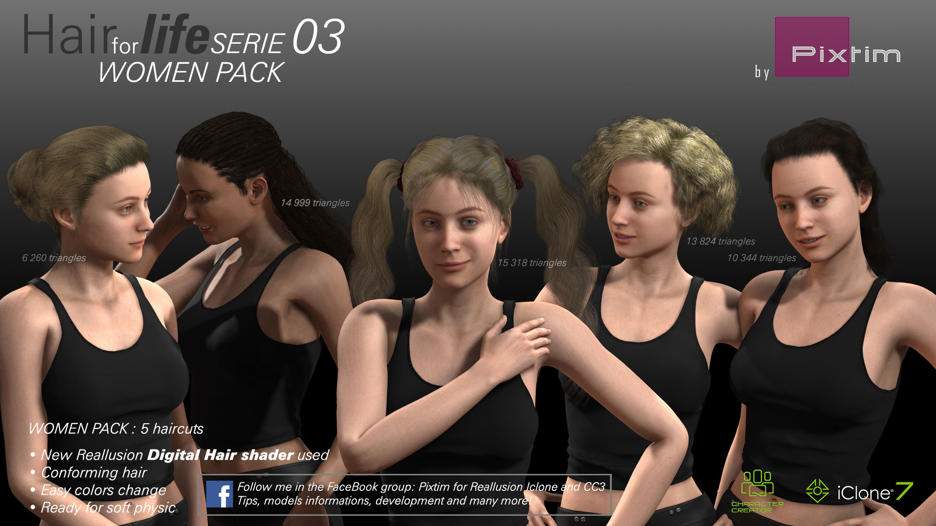 Hair For Life-Serie03 (Women Pack)