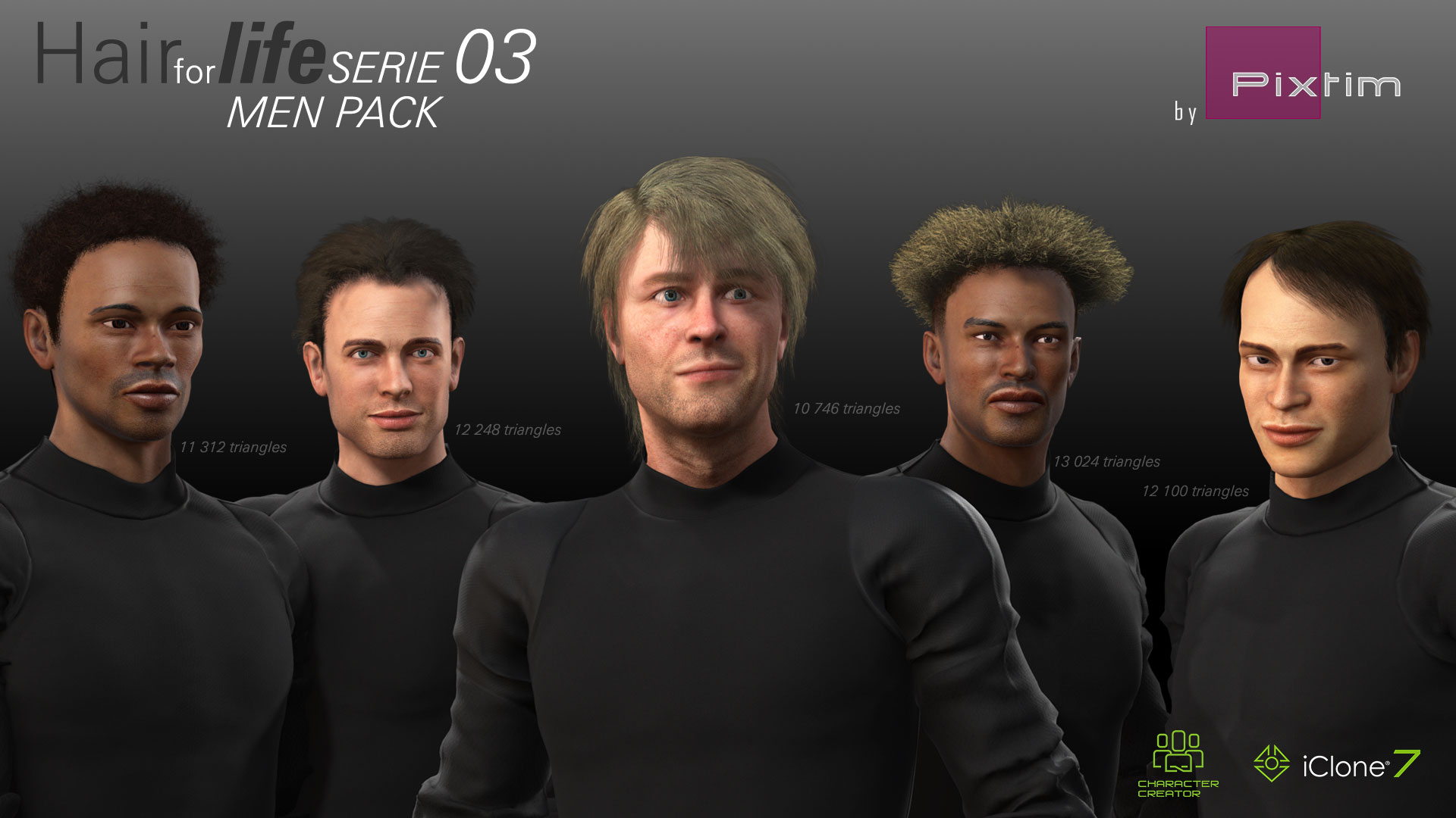 Hair For Life-Serie03 (Men Pack)