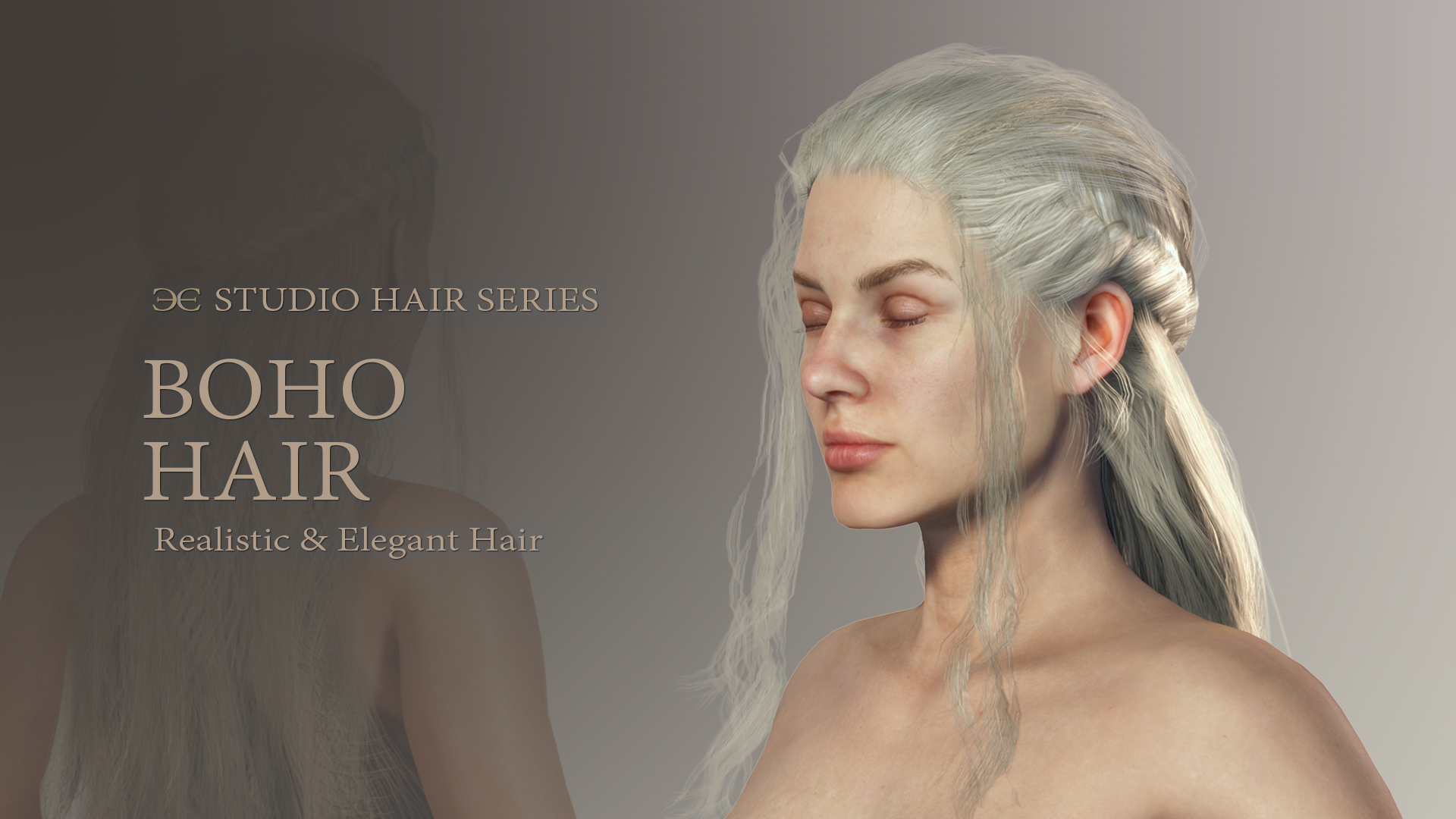 Boho Hairstyle - Character Creator/Hair - Reallusion Content Store