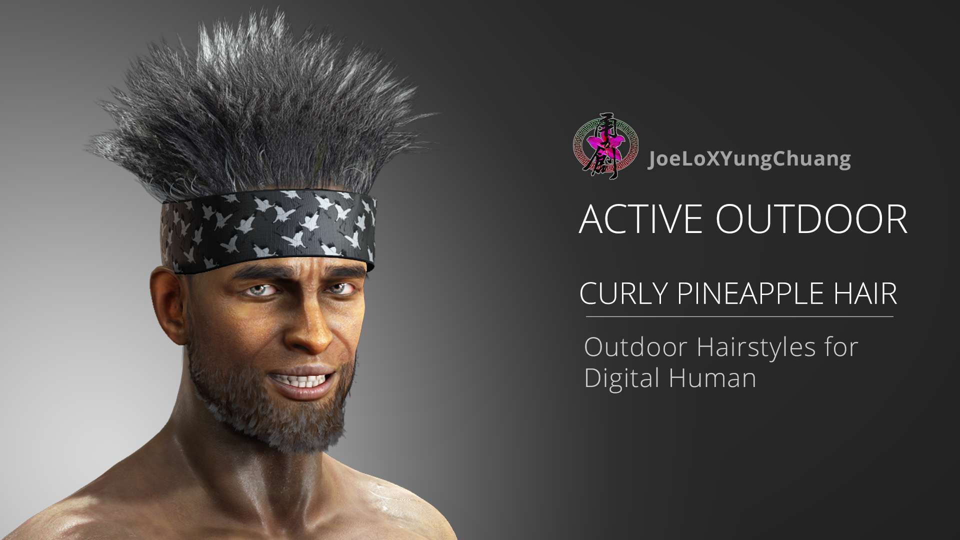 Active Outdoor Hairstyles - Curly Pineapple Hair